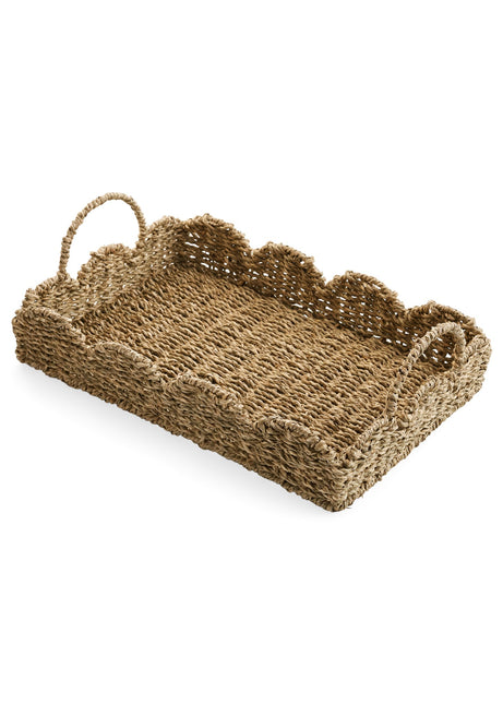 Scalloped Seagrass Tray