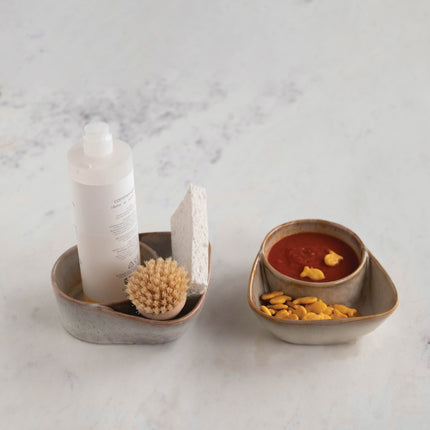 Stoneware Soup & Cracker Bowl
