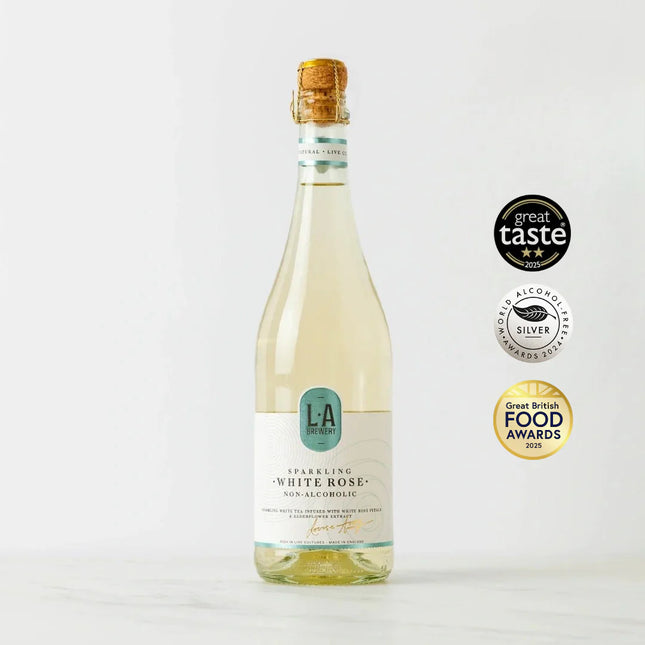 LA BREWERY Sparkling White Rose Non-Alcoholic Wine