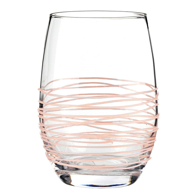 Spun Glassware, Blush