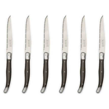 LAGUIOLE  Stainless Steel Steak Knives, Set of 6