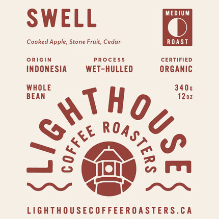 LIGHTHOUSE COFFEE Swell Roast, 340g