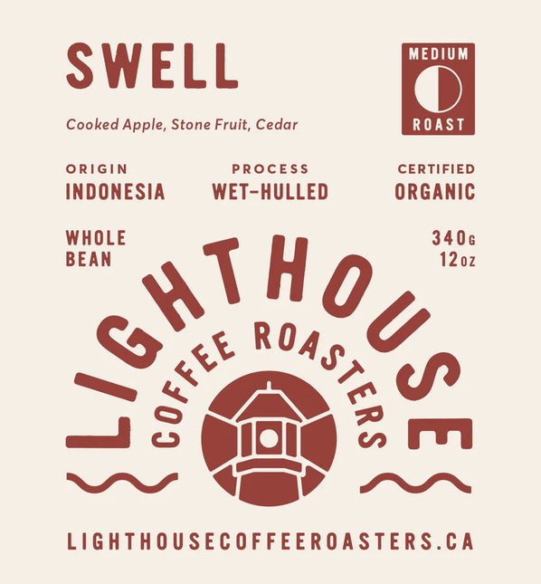 LIGHTHOUSE COFFEE Swell Roast, 340g