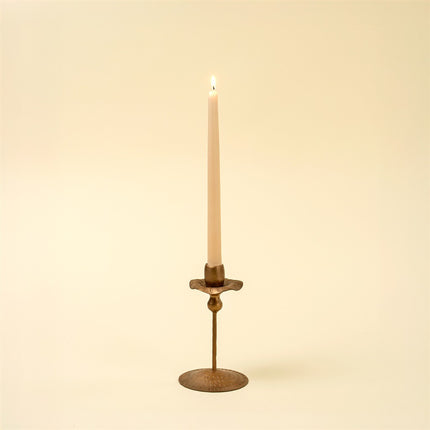 Tulip Iron Candlestick
