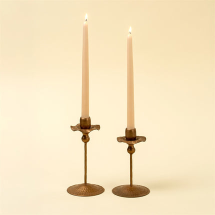 Tulip Iron Candlestick
