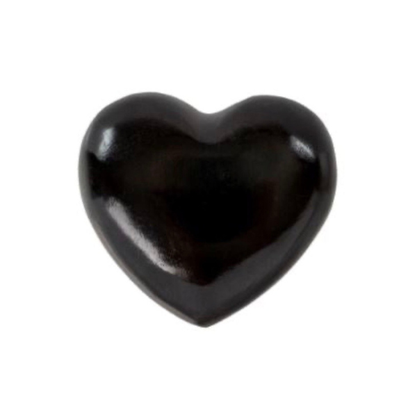 Small Black Soapstone Heart