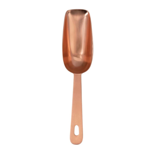 Stainless Steel Scoop with Copper Finish