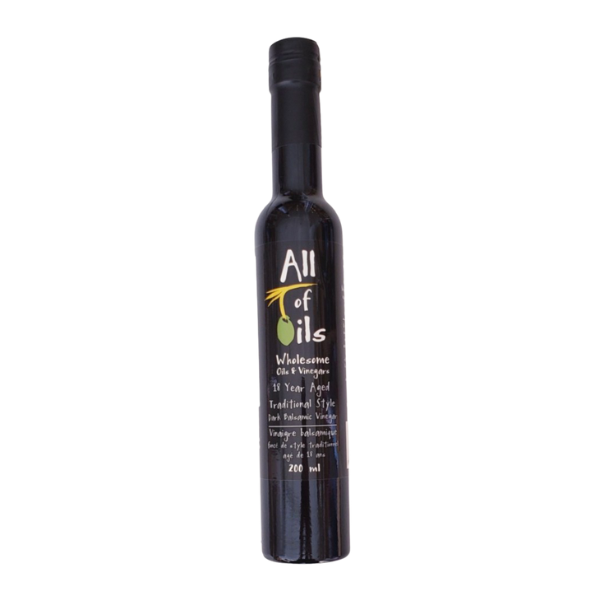 ALL OF OILS Traditional-Style 18 Year Dark Balsamic Vinegar, 200ml