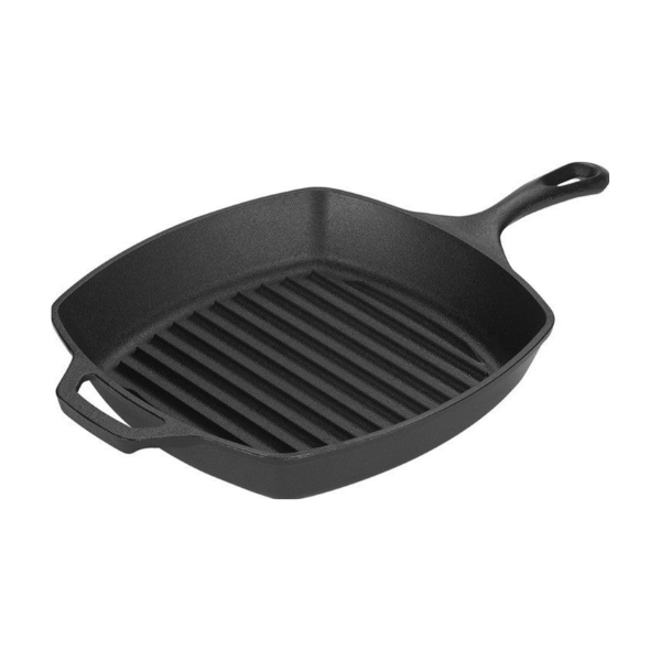LODGE 10.5" Square Cast Iron Grill Pan