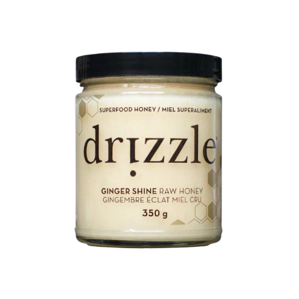 DRIZZLE Ginger Shine Raw Honey, 350g