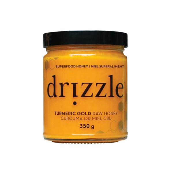 DRIZZLE Turmeric Gold Raw Honey, 350g