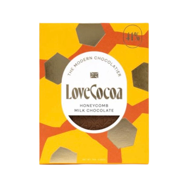 LOVE COCOA Honeycomb 41% Milk Chocolate