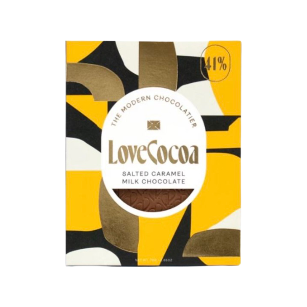 LOVE COCOA Salted Caramel 41% Milk Chocolate