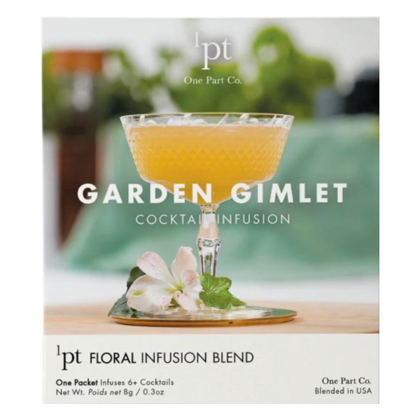 1 PT Cocktail Infusions, Garden Gimlet