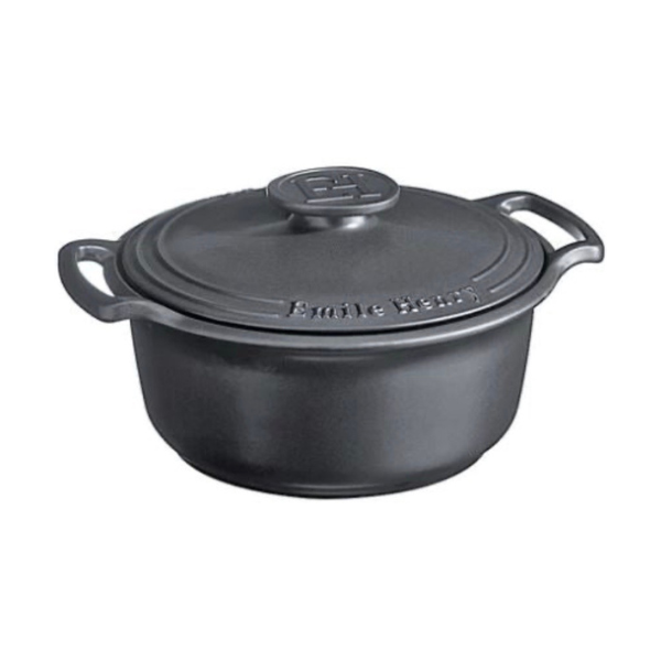 EMILE HENRY Sublime Round Dutch Oven, Graphite — Yes Chef