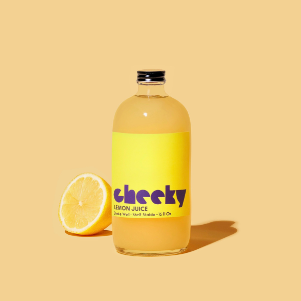 CHEEKY COCKTAILS Lemon Juice, 16oz.