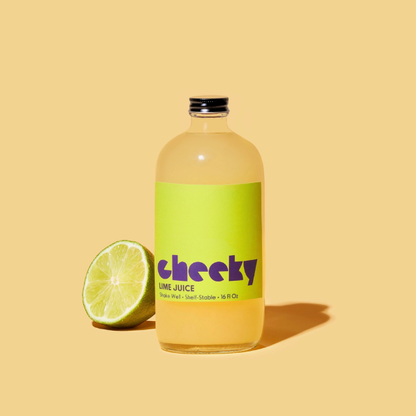 CHEEKY COCKTAILS Lime Juice, 16oz.