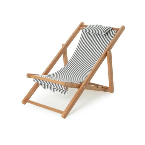 BUSINESS & PLEASURE Mini Sling Chair, Lauren's Navy Stripe