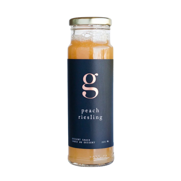 GOURMET INSPIRATIONS Peach Riesling Dessert Sauce