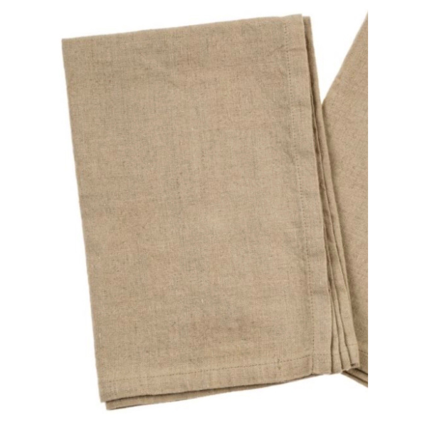 Stonewashed Cotton/Linen Blend Tea Towel