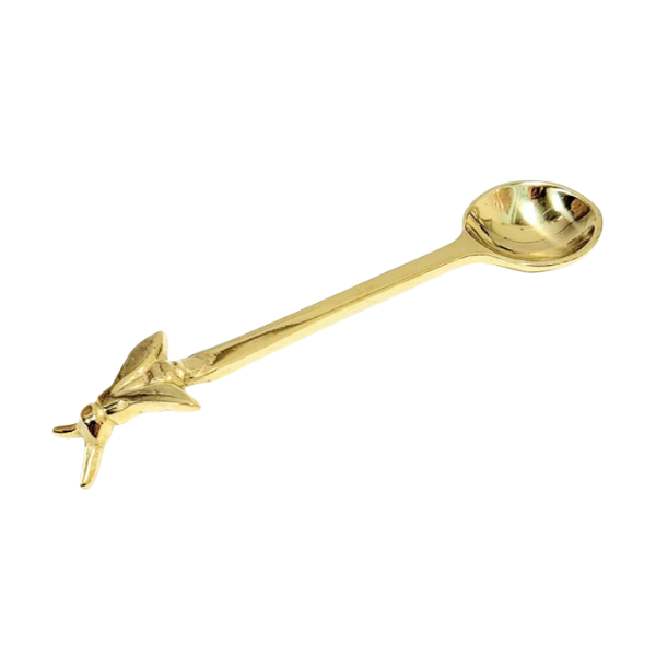 Solid Brass Bee Spoon