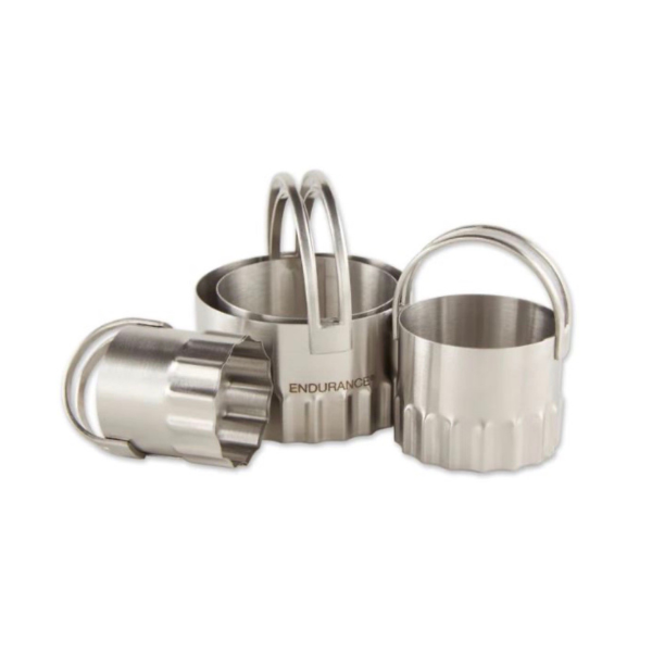 Biscuit Cutter Set, Rippled