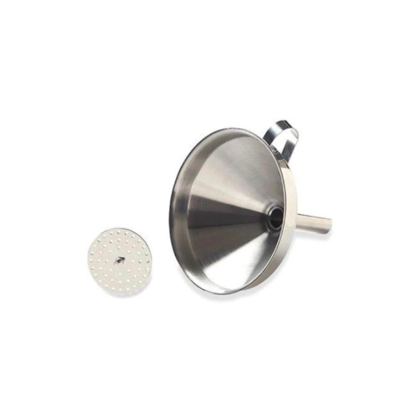 Stainless Steel Funnel with Strainer