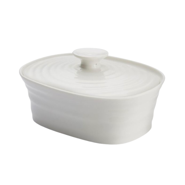 SOPHIE CONRAN Covered Butter Dish, White