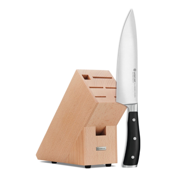 WUSTHOF Classic Ikon 8" Cook's Knife with Bonus Knife Block