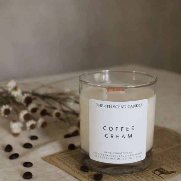 THE 6TH SCENT CANDLE Coffee Cream Soy Candle