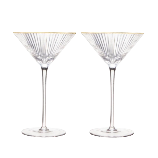 Meridian Martini Glasses, Set of 2