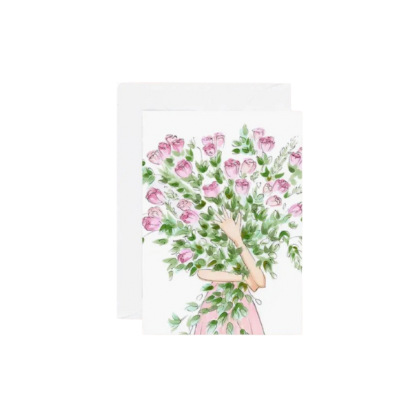DE ALMEIDA Rose Bouquet (Mini Card)