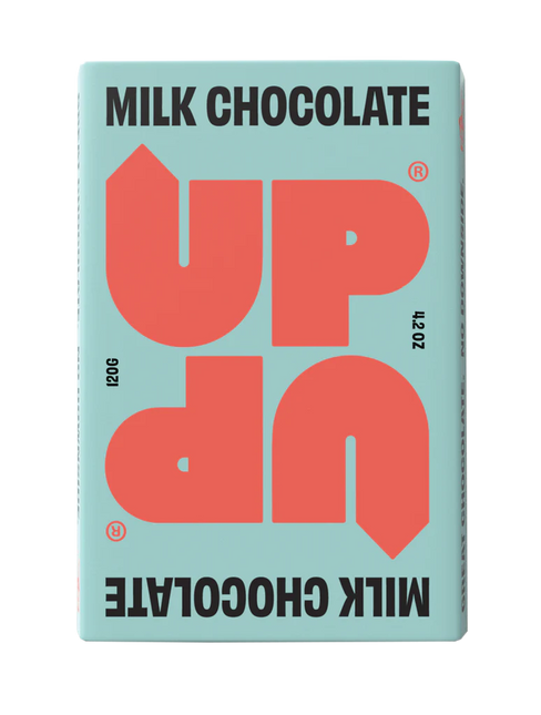 UP UP Milk Chocolate Bar, 120g