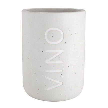 Faux Cement Wine Bottle Holder