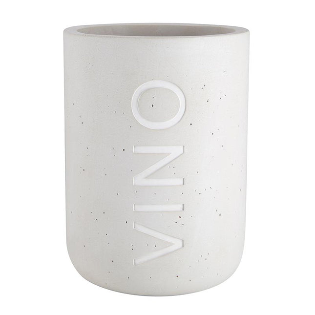 Faux Cement Wine Bottle Holder