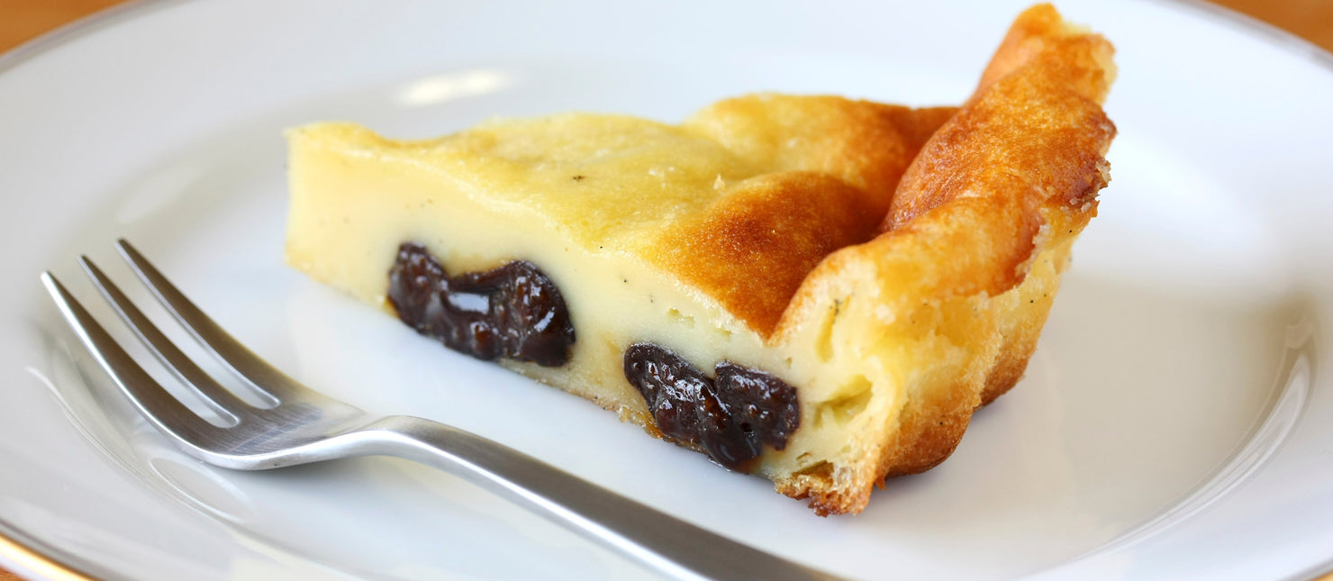 A classic Breton dessert with a rich, custardy texture and seasonal fruit.