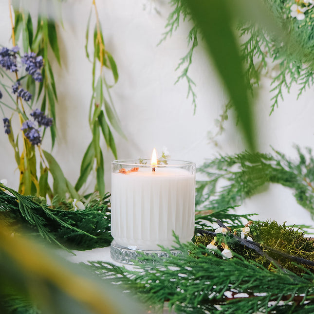 AURATAE Premium Fall Collection Soy Candle, Woods