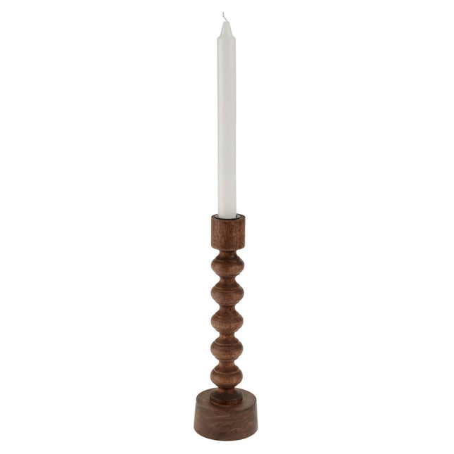 Woodspun Candleholder