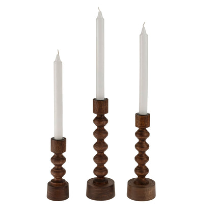 Woodspun Candleholder