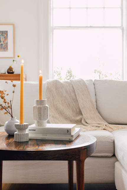 Altis Travertine Candleholder