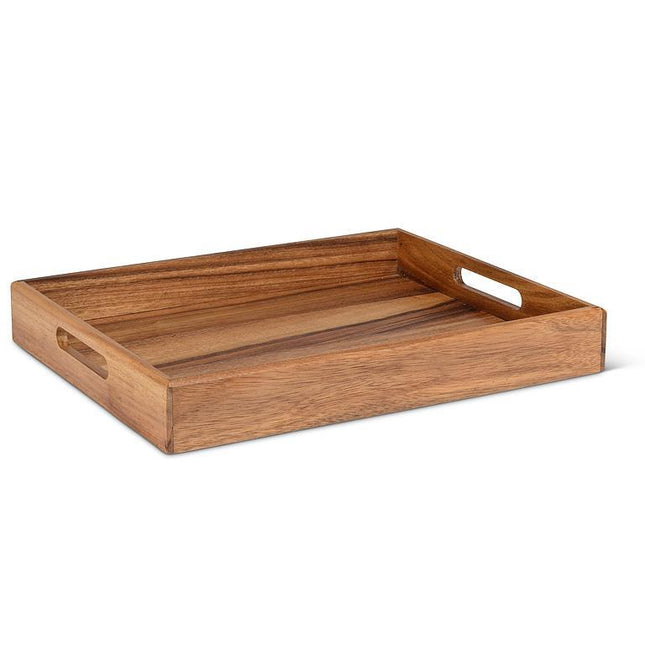 Acacia Wood Tray, 14" x 17"