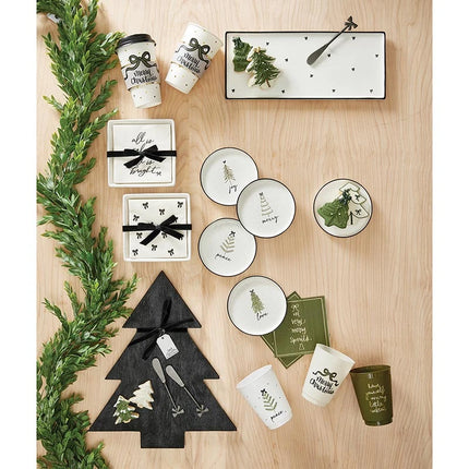 Ceramic Holiday Appetizer Plate