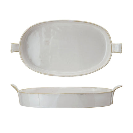 Stoneware Baker w/Handles