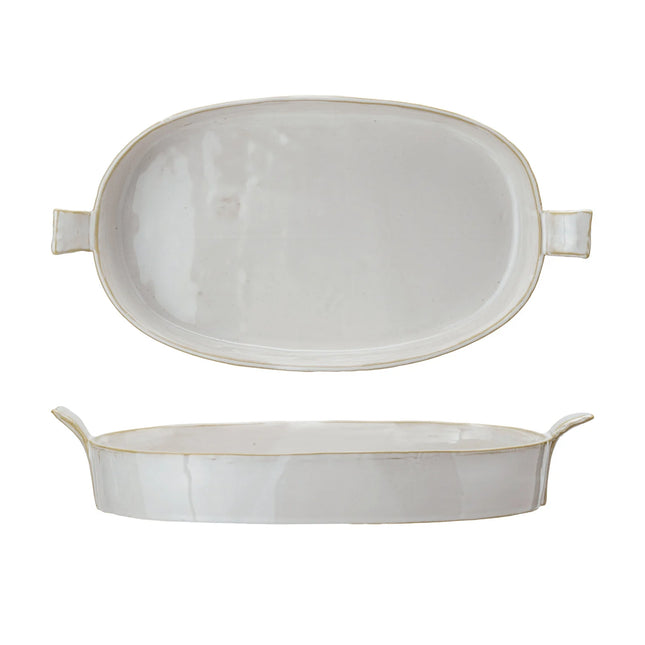 Stoneware Baker w/Handles