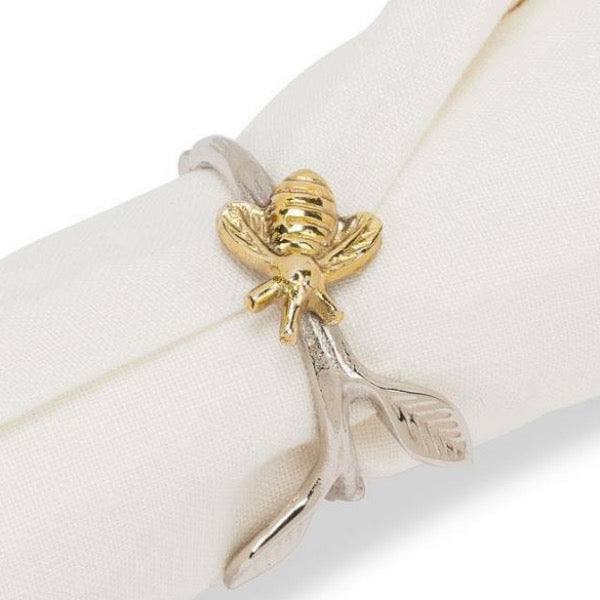 Bee on Branch Napkin Ring