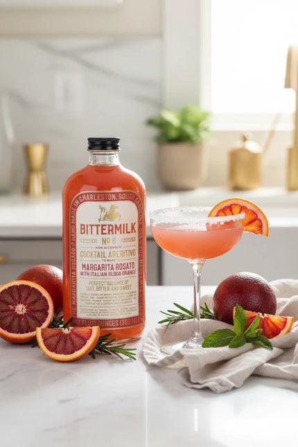 BITTERMILK Cocktail Mix, Margarita Rosato w/Blood Orange