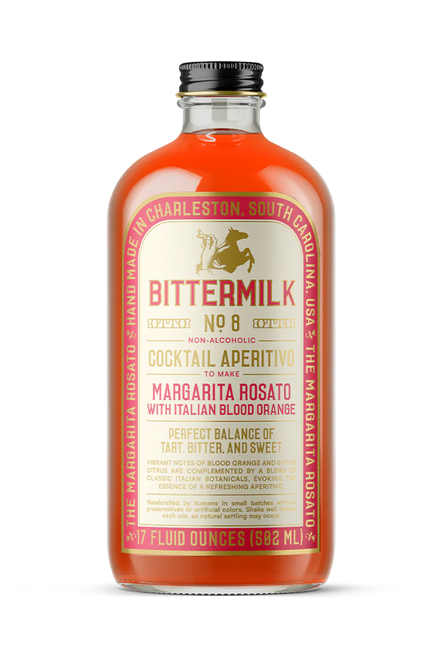 BITTERMILK Cocktail Mix, Margarita Rosato w/Blood Orange