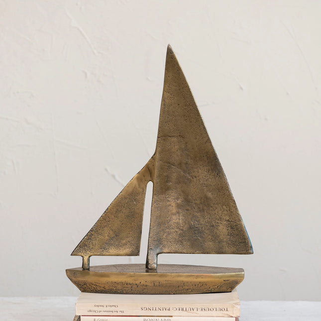 Cast Aluminum Sail Boat