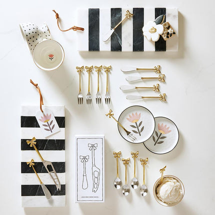 Gold Bow Serving Utensils