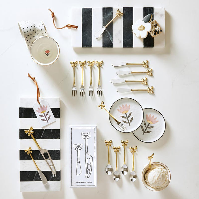 Gold Bow Serving Utensils